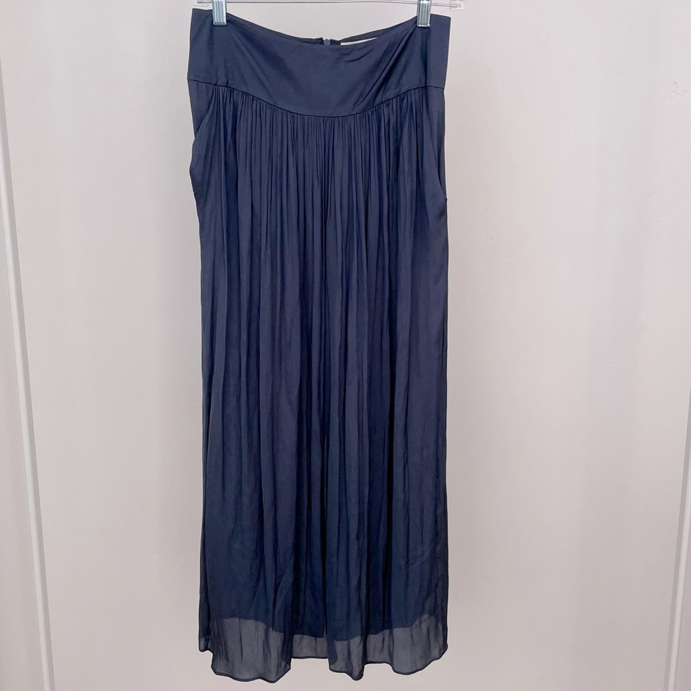 drapey flowy cornflower maxi skirt sz 4